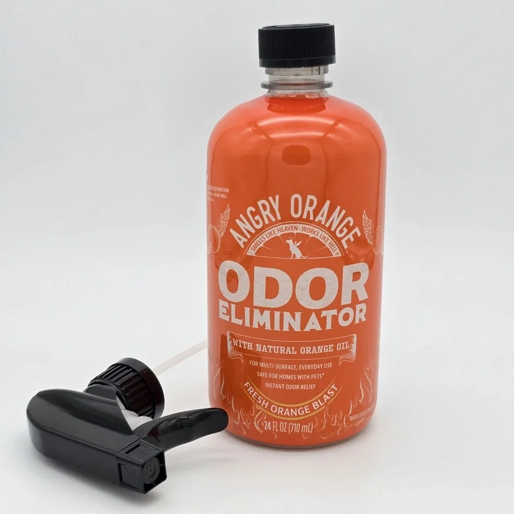 ANGRY ORANGE‎ Pet Odor Eliminator Spray for Dog and Cat Urine, Carpet, 24 Oz